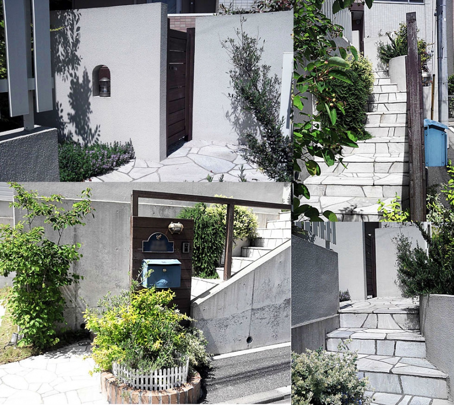 No.1015:木々に囲まれたカントリー風エントランス 【GalleryNo.958】