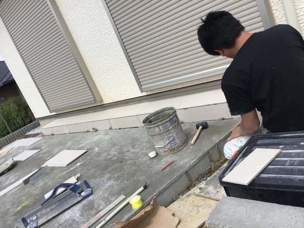 タイル・石張り風景 タイル・石張り風景