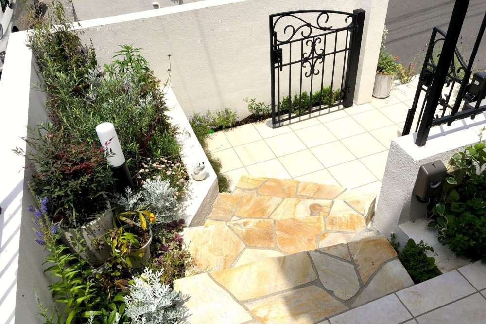 アプローチ階段